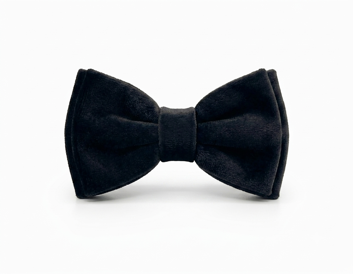 Black Velvet Bow Tie