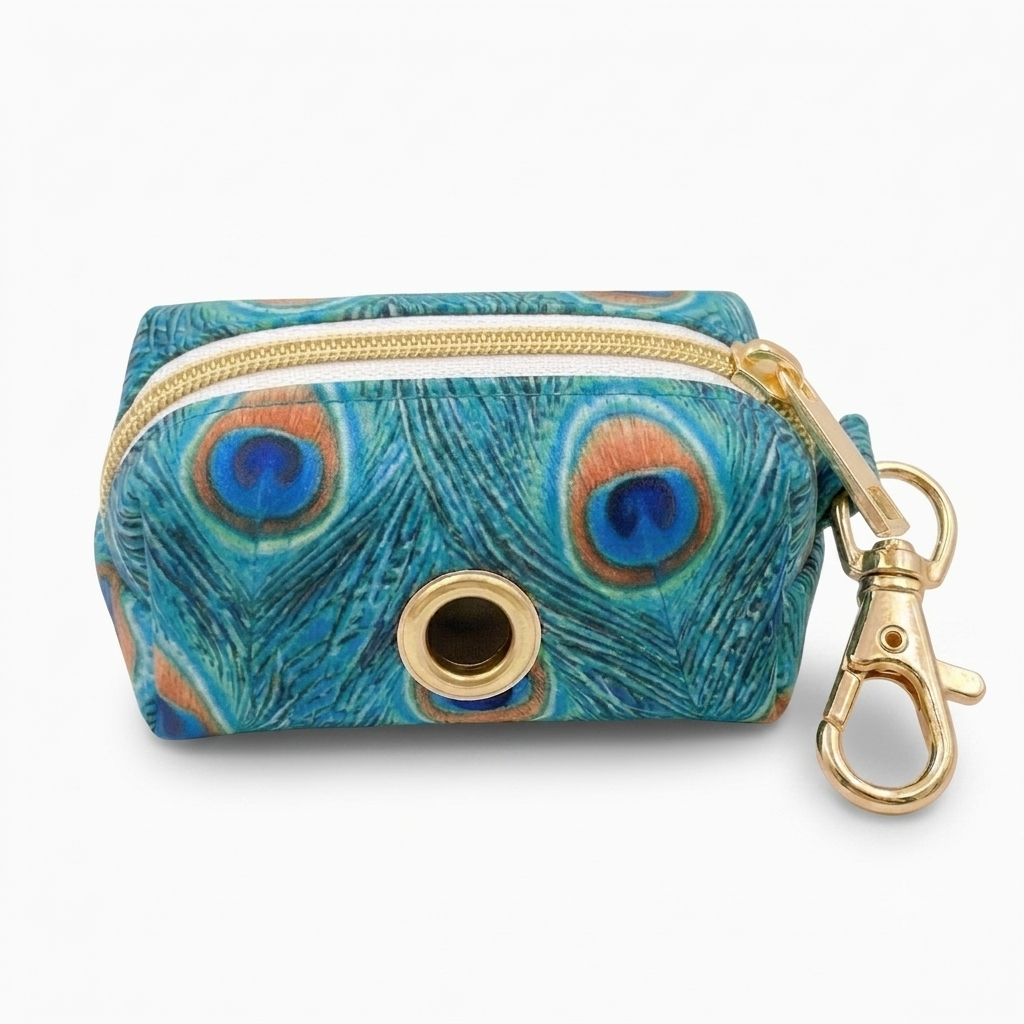 Peacock Poop Bag Holder | Customisable