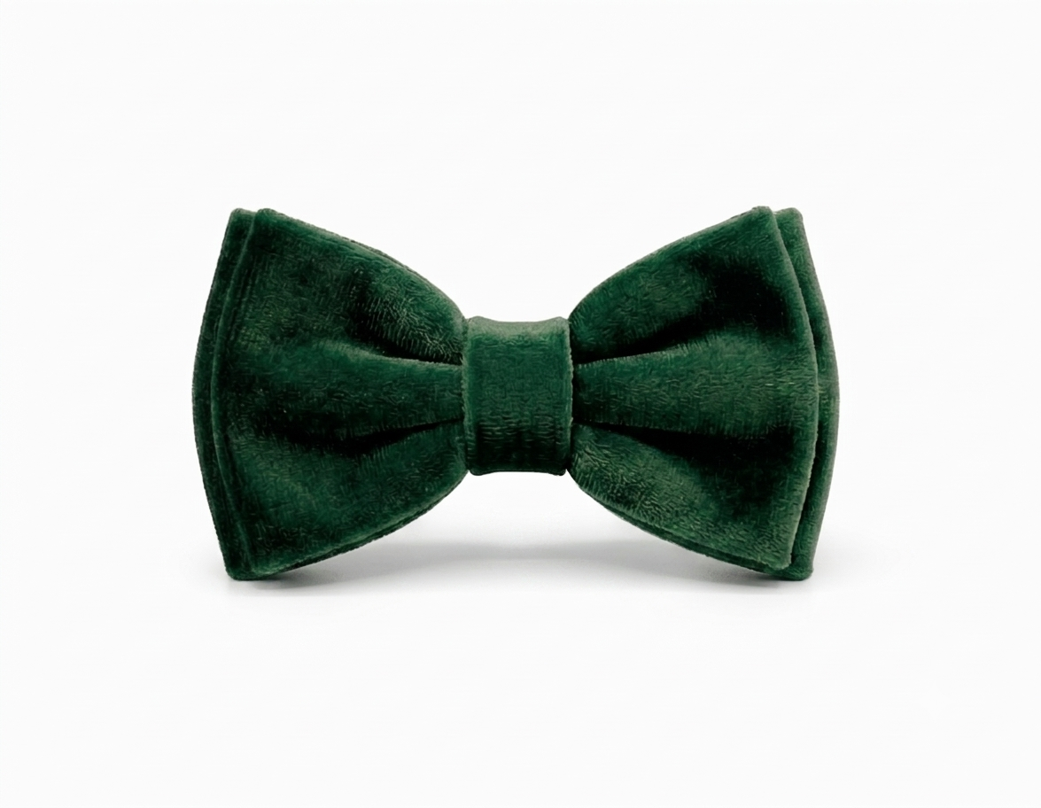 Forest Velvet Bow Tie