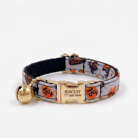 Ghost Castle Cat Collar | Personalised
