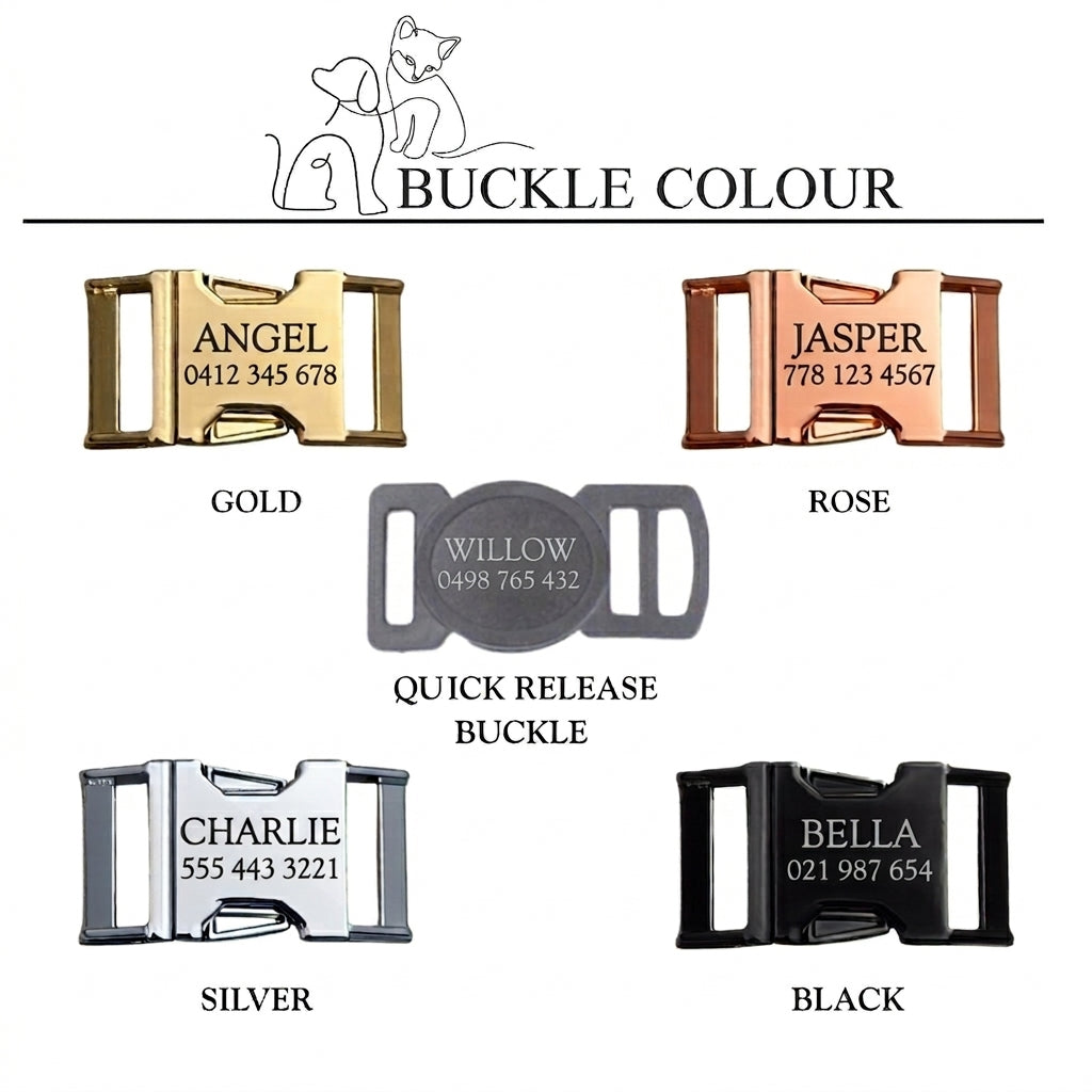 Peony Cat Collar | Personalised