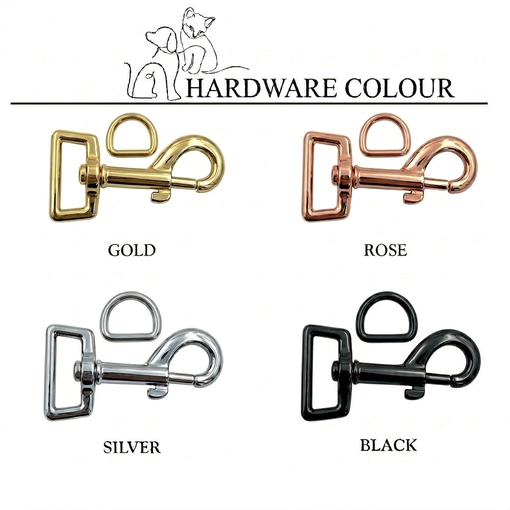 Black Velvet Dog Leash | Customisable